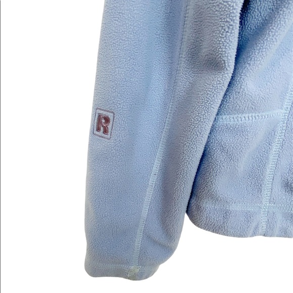 Patagonia Fleece Jacket Blue Full Zip Logo Vintage R1 Style37160F5 Womens Small - Picture 7 of 10
